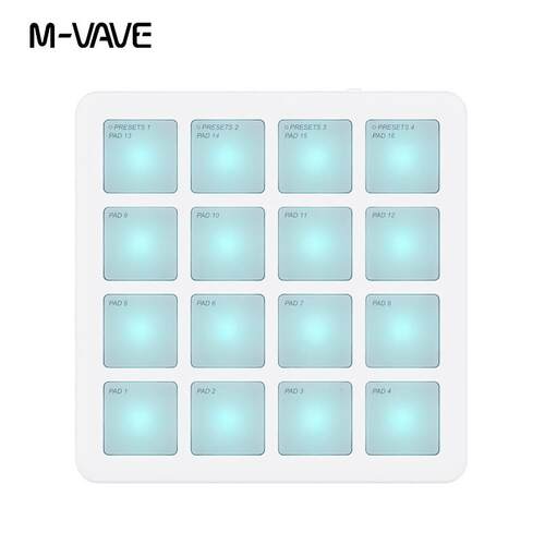 MIDI打击垫便携式DJ音乐RGB编曲专业键盘控制器