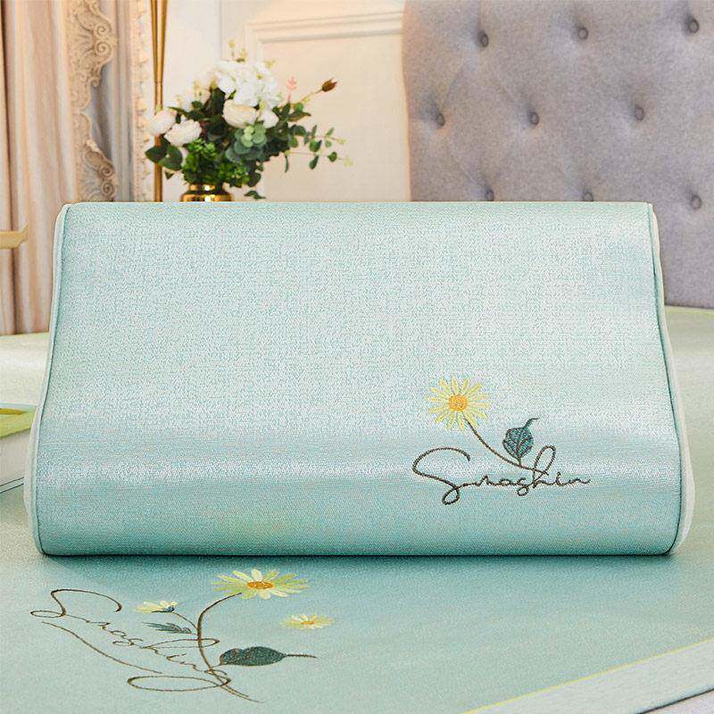 乳胶枕套40cmx60cm夏季冰丝枕头套记忆棉枕芯套35X55夏天30x50凉