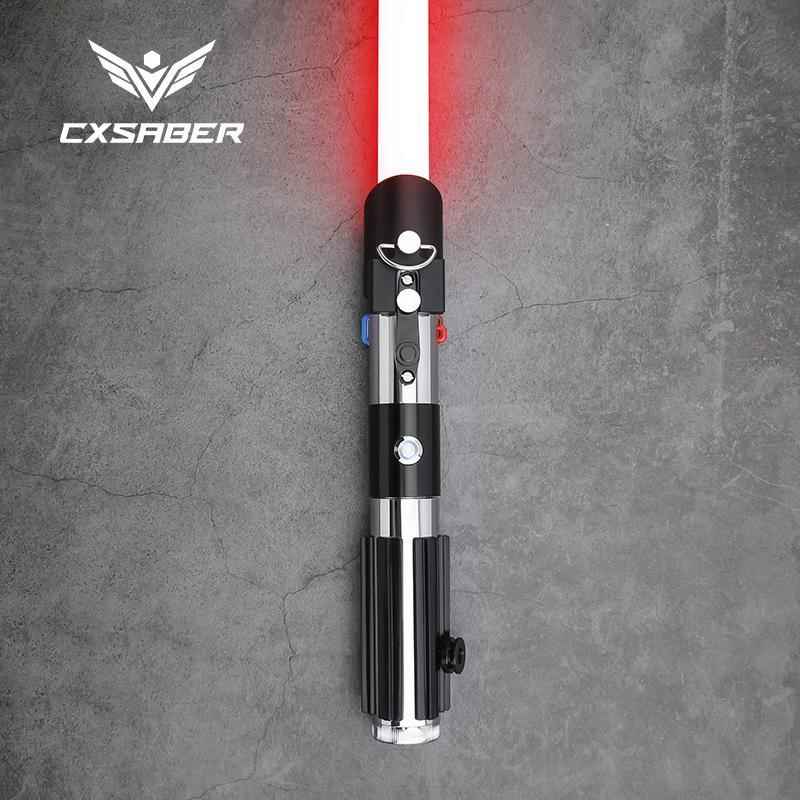 CXSABER星球大战达斯维达SE光剑金属手柄像素款可变色发声激光剑