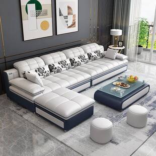 妃布艺沙发科客厅家用小户型现代简房约出租免911sf洗技布贵茶几