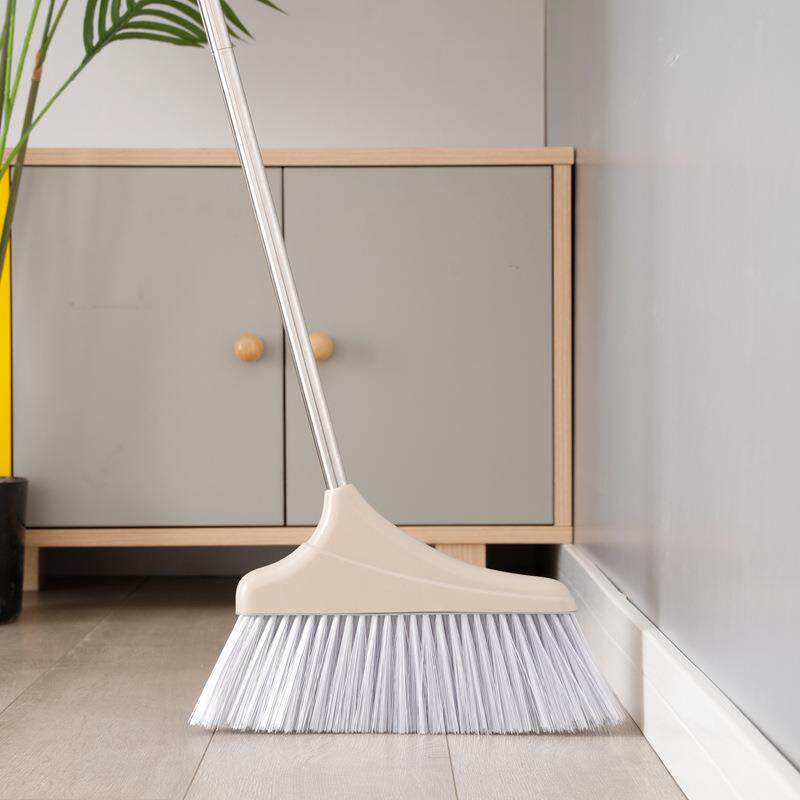 时尚扫把扫帚塑料丝扫把不锈钢杆软毛扫帚家务笤帚卫生间扫地