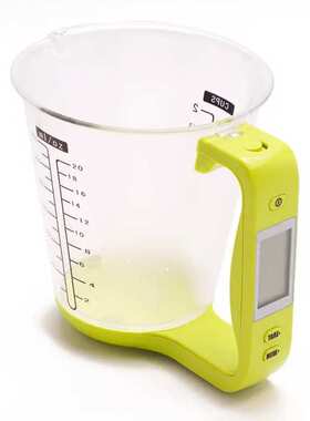 衡赛特电子量杯秤 600ml厨房秤 家用液体 烘培秤多功能水果蔬菜称