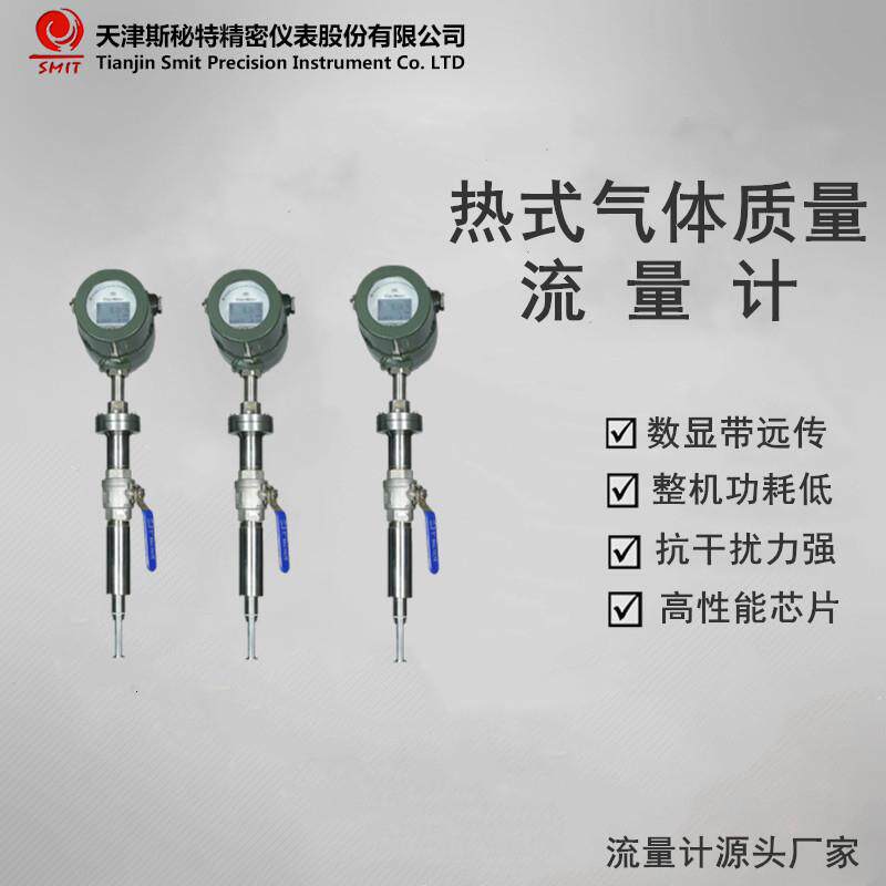 插入式热式气体质量流量计SFM800/空气流量计/氧气流量计斯秘特