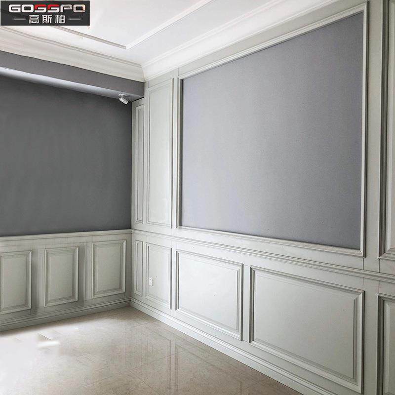 别墅全屋烤漆护墙板电视背景墙美式实木墙板欧式木饰面装饰墙裙