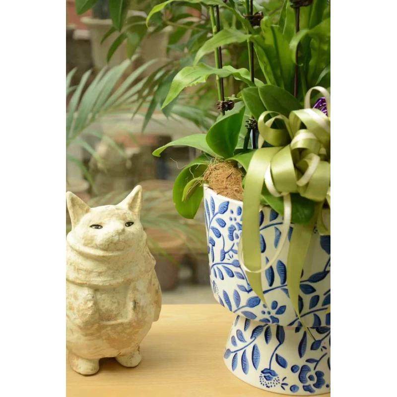 国风青花瓷陶瓷花盆 蝴蝶兰组合花器盆套盆创意高脚大口径盆批发,鲜花速递/花卉仿真/绿植园艺,花盆,淘宝优惠券,粉丝福利购,淘宝优惠卷