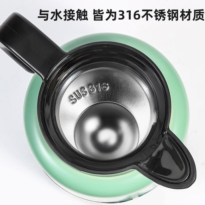 31不锈钢6焖茶壶带滤网酒店茶壶显保621温壶智能温度示泡茶壶