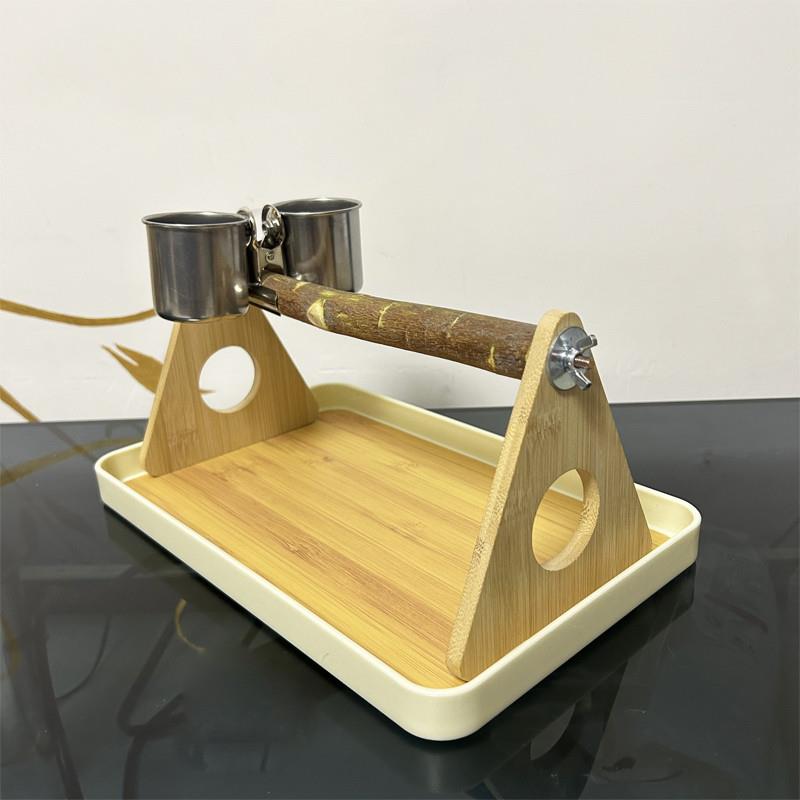 鹦鹉鸟站架小鸟架子桌面定点拉屎站台中小型牡丹虎皮玄凤鹦鹉厕所