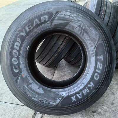 固特异 425/65R22.5轮胎 KMAX T210花纹 修井机油罐车轮胎