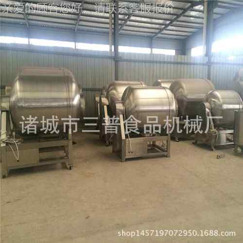 304不空锈钢真揉机 滚腌制肉猪肉DXD滚揉机器 10牛0公斤真空滚揉
