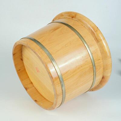 VNS盆香家柏木泡脚桶洗脚用足木浴桶质泡脚盆穴位按摩泡脚木桶