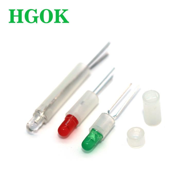 HGOK耐温LED间隔柱尼龙方孔LED5×1.5~26mmLED间隔柱