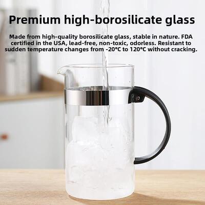 600ml Stainless Steel French Press Coffee Maker tea Pot 304