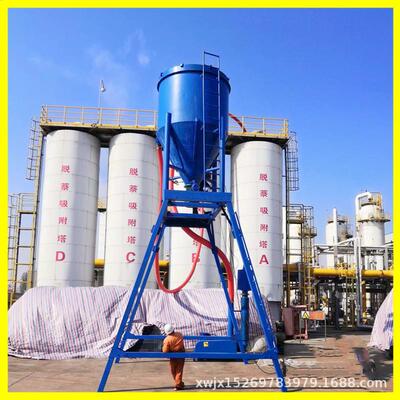 水泥粉集装箱卸灰机 石灰石粉负压吸灰机 地库散灰装吨包吸灰机