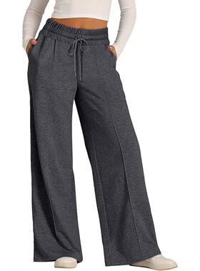 Sweatpants Women Wide Leg High Waisted Baggy Pants Drawstrin