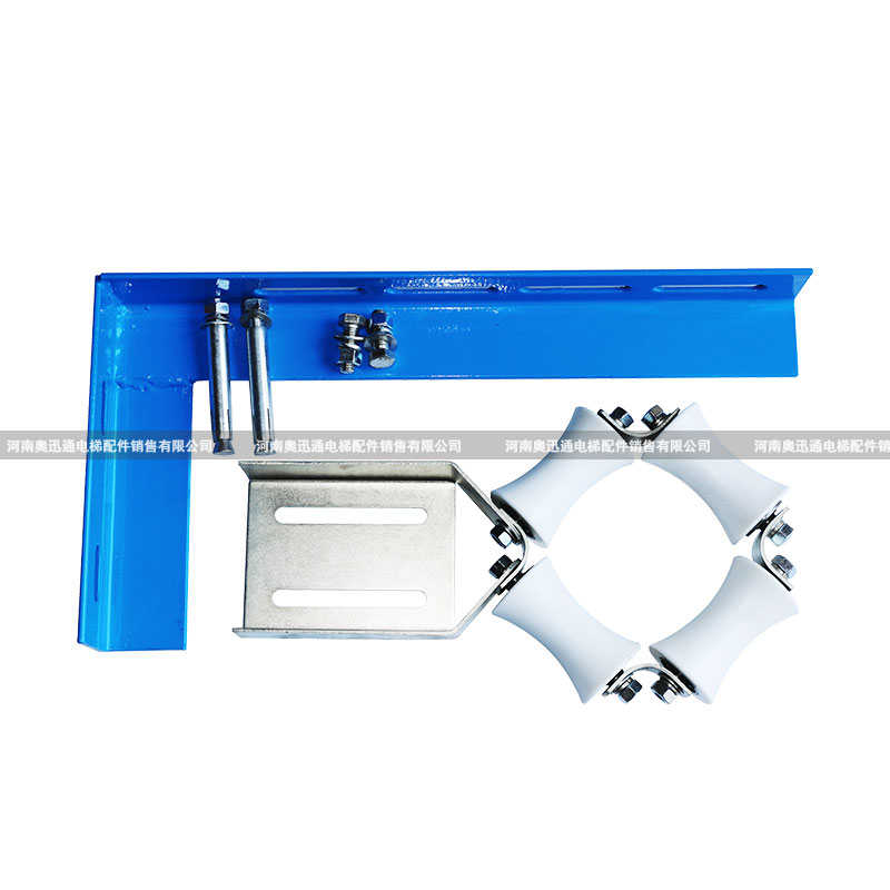 电梯补偿链导向装置补偿链防晃防跳装置挡绳杆导向支架装置B型