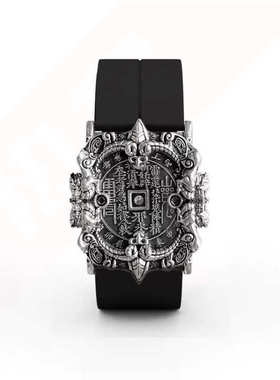 时尚貔貅山鬼磁系花钱辰新款奢道龙年正宗风潮国复古个性轻腕扣