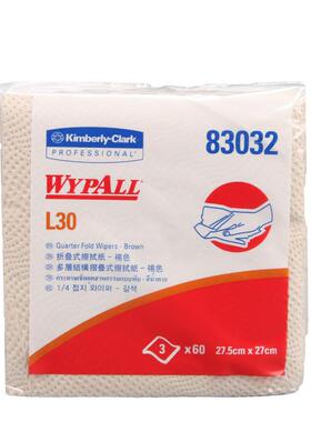 金佰利L30工业折叠擦拭纸83032卷式油污擦拭纸83030车间吸油污纸