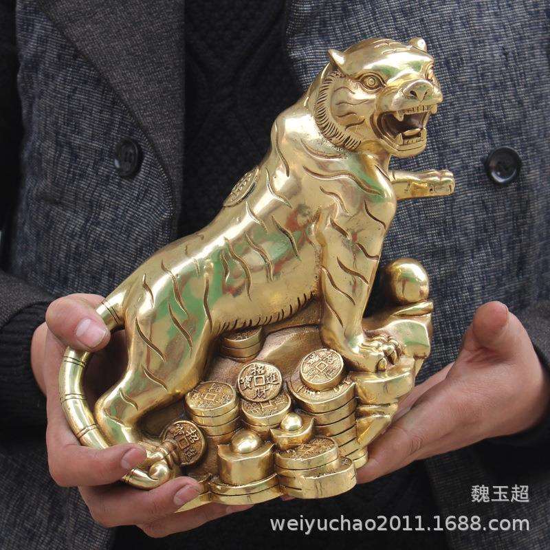 厂家铜十二生肖摆件鼠牛虎兔龙蛇马羊猴鸡狗猪动物家居工艺品