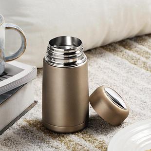 正品高颜值保温杯带茶隔304不锈钢杯子可携式车载杯350ml水杯旅行