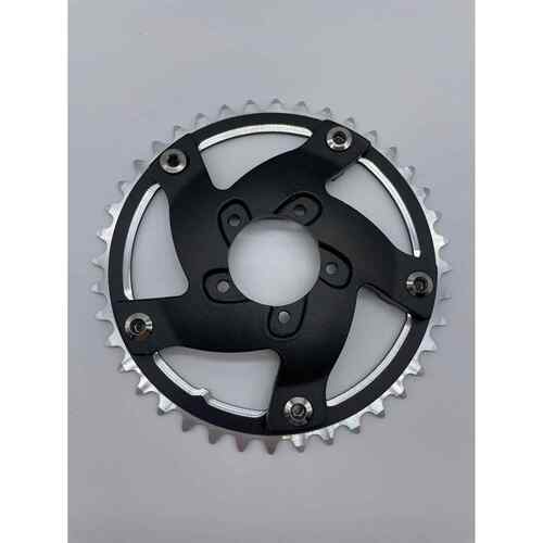 BAFANG八方中置电机BBSHD BBS03 盘抓130BCD盘片转换座39T 40T48T