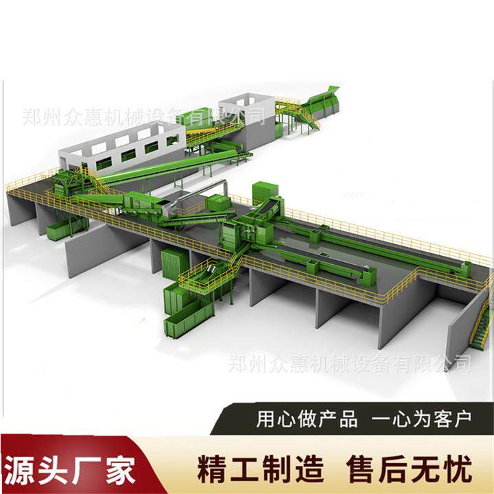 建筑垃圾分拣设备 装修拆除垃圾分选机 生活混合垃圾滚筒筛分机
