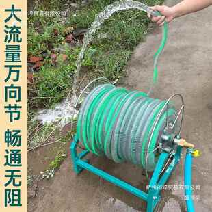 管收纳卷车4分6分1寸钢丝管架软管收纳加厚ZOL金属推水车手摇管器