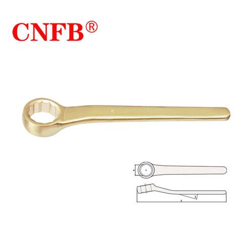 天津桥防CNFB安全防爆工具梅花扳手防爆15°单头梅花扳手 T8158