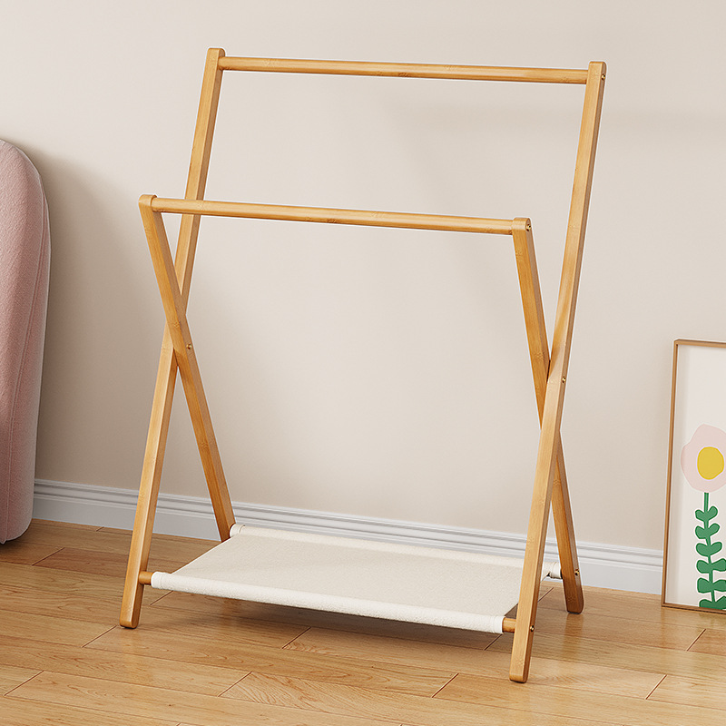 衣帽架楠竹落地衣架衣架组合衣架