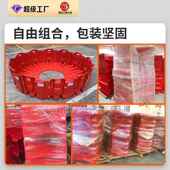 货汛通全球AB塑料L型防洪防水挡板地下WZ50直板车库可移动防S水挡