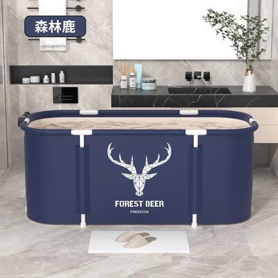 德国0桶226爆款泡澡桶大人可折115CYT洗澡家用全身浴桶叠洗澡盆成