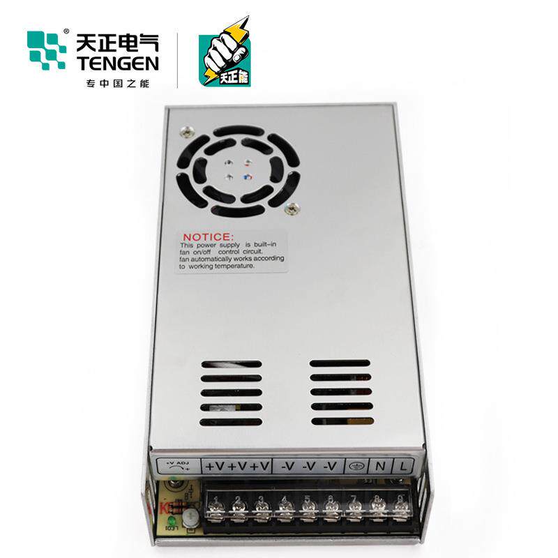 TENGEN天正S-350-24V 12V开关电源变压器LED监控显示屏350W 14.6A