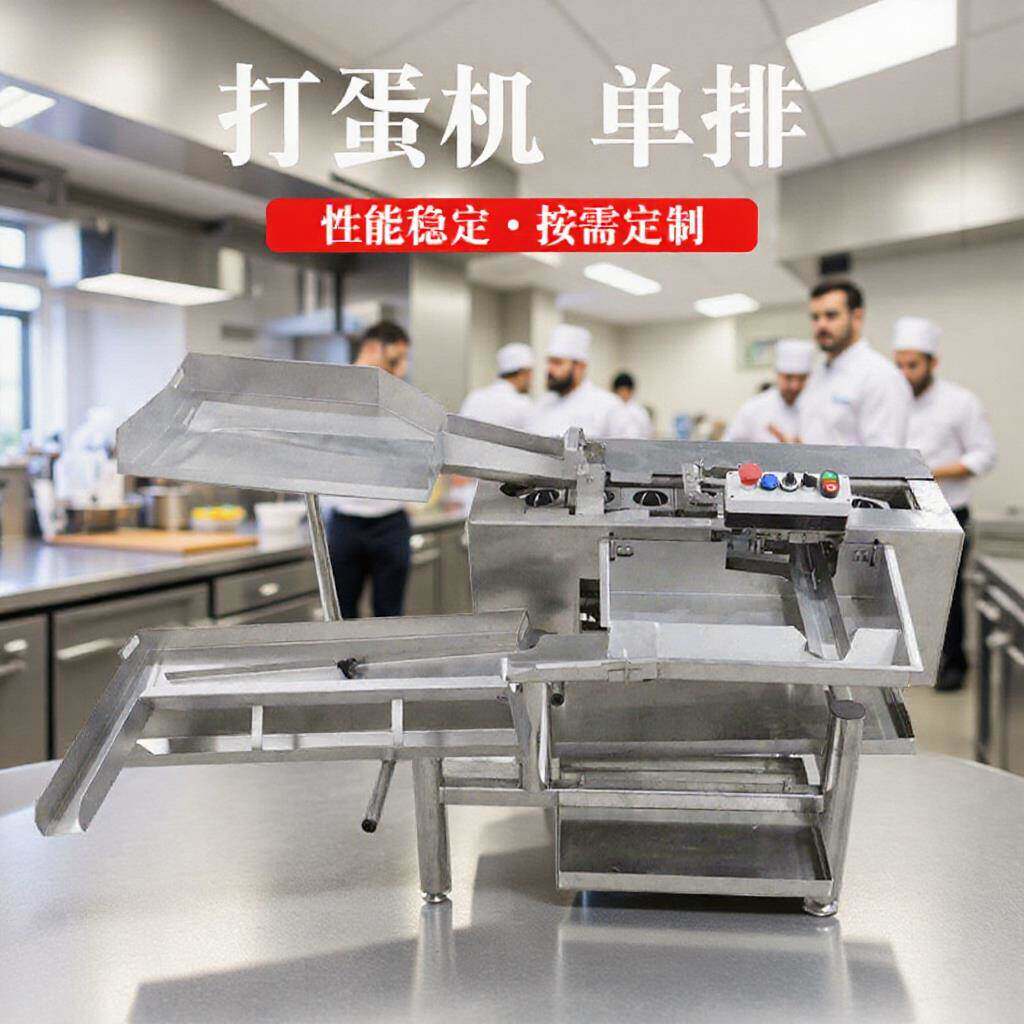 打蛋机不锈钢蛋液蛋清蛋黄分离机全自动单排打蛋机