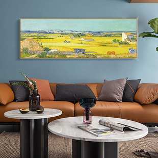 梵高星空装饰画酒店客房卧室床头挂画客厅沙发背景墙壁画世界名画