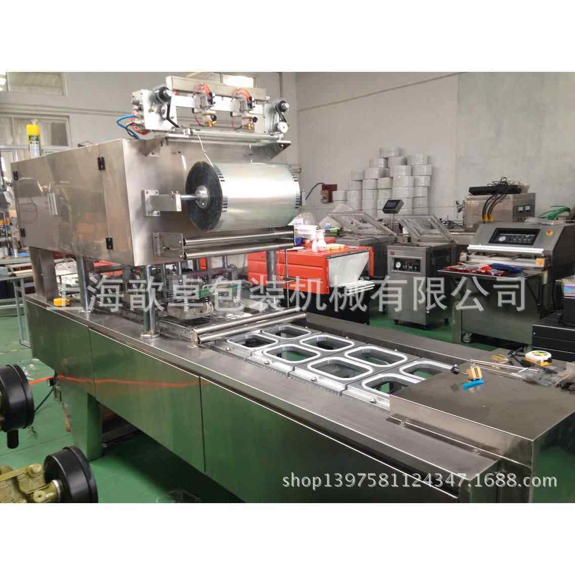 全自动四格快餐盒封口机餐盒封口机外卖打包机定做各种封盖机