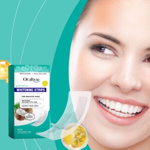 Strips Stai ORALHOE Care and Coffee Cleaning Teeth for