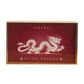 居家卧室客厅玄关装 酒红 饰画铜雕现货 中国红 厂家供应中国龙