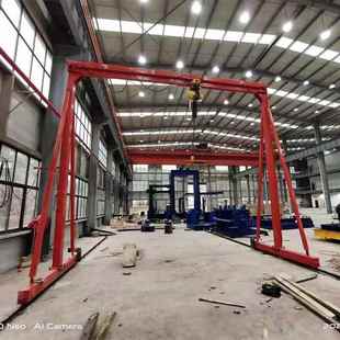 门起重龙机吨小型门龙门架行TEH吊 5式吨手推无轨移动龙门吊架