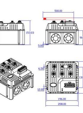 济南科亚电子 大功率低压伺服控制器 电压DC48V 峰值电流300A
