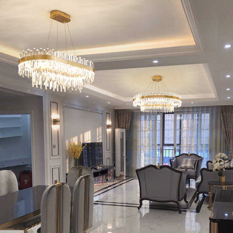 轻奢水晶吊灯客厅灯2025新款现代简约大气主圆形灯具网红吊灯,家装灯饰光源,客厅吊灯,淘宝优惠券,粉丝福利购,淘宝优惠卷