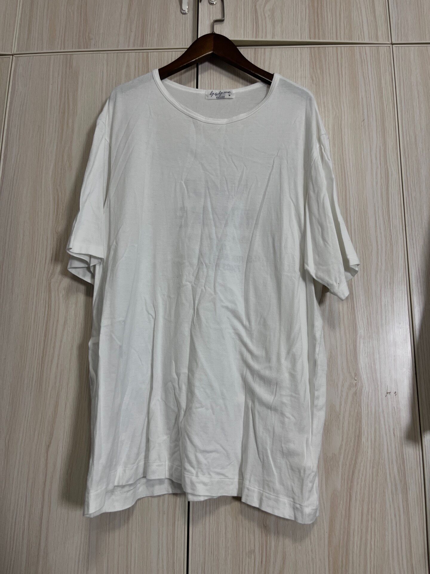 Yohji Yamamoto White Slogan T-Shirt