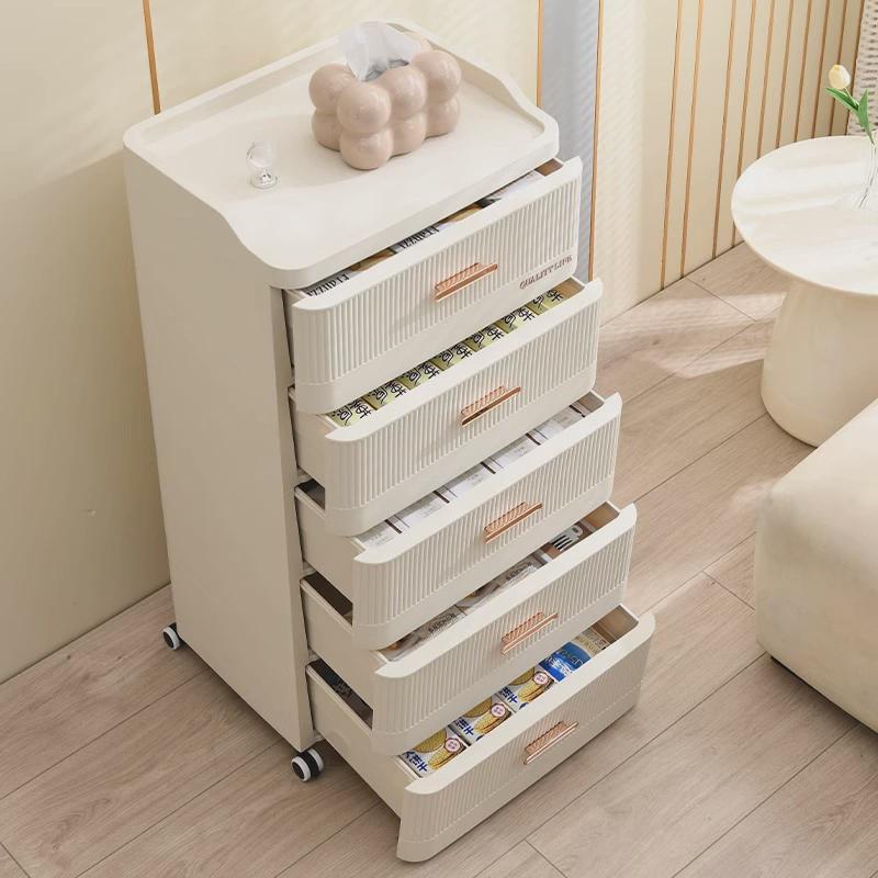 衣物抽屉式小型塑料家用现代柜简约床边柜子卧室收纳床头柜储物柜