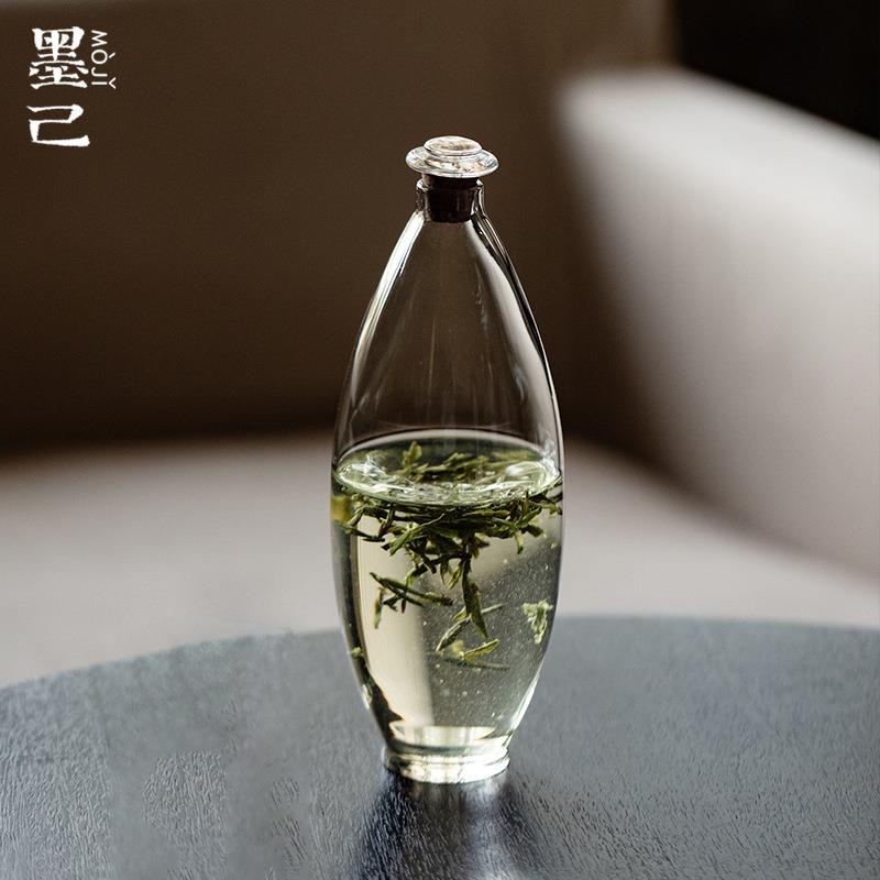 墨己高硼硅耐热玻璃冷泡瓶创意酒瓶器简约北欧风冷凝酒具冷泡茶壶