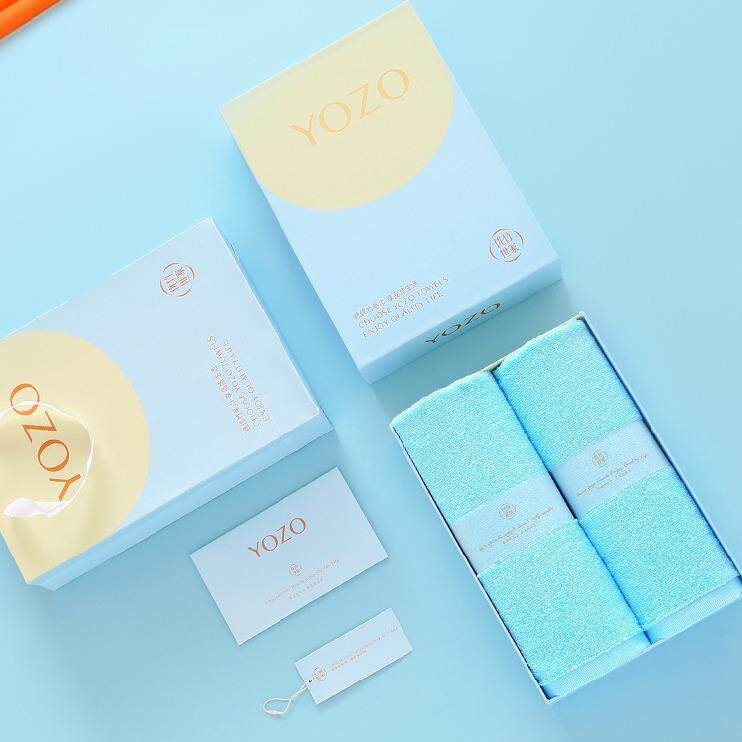 YOZO优竹世家艾米系列艾米-2两件套2毛巾纯棉耐摩擦柔软亲肤长绒