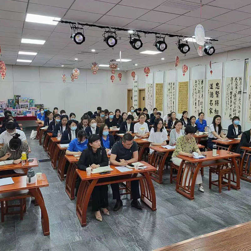 双人】全培训班马鞍位桌实木桌课桌椅茶艺桌国学书法书桌【仿古桌