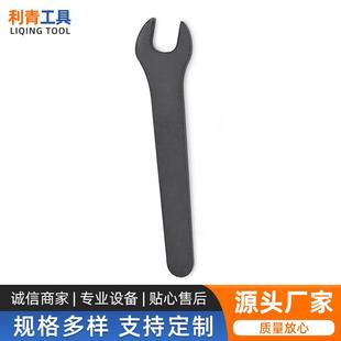 黑色单头呆扳手重型开口扳手 五金工具配件工业扳手厂