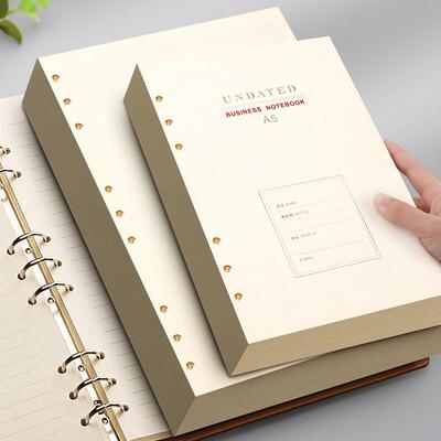 a5活页纸加厚横线替芯b5笔记本子可拆卸六孔九孔活页本子替换内芯