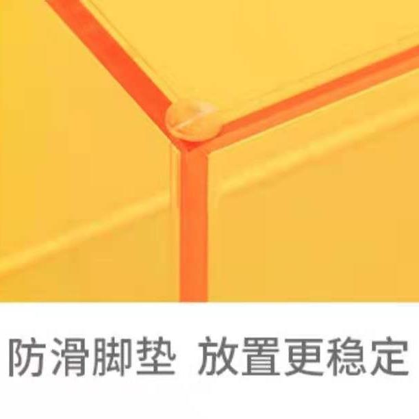 A5悬挂书架A4两层书本展示架亚克力透明书托书城书屋摆台陈列架