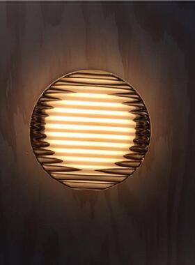 E简约代卧室民床头LD宿北现欧极简个性亚克力灯罩壁灯吸顶110灯灯