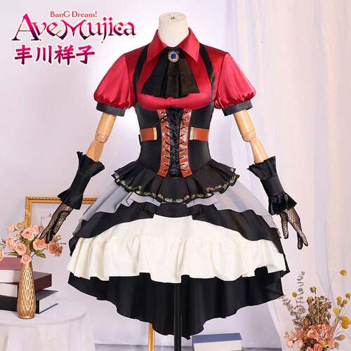 BanG Dream! Ave Mujica颂乐人偶cos服丰川祥子cosplay服装女