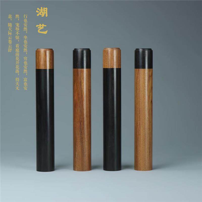 新款酸枝木镶黑檀木长款20克短款10克便携带香插线香香筒收纳